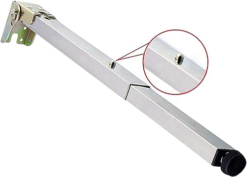 TMKDNNKG Verstellbare Möbelbeine aus Metall für Bett, Sofa, Tisch, zusammenklappbar, Teleskop-Bar, Schreibtischfüße mit Einstellbarer Höhe und Push-Pull-Hebemechanismus, inkl. Sockel und Schrauben, 1 von TMKDNNKG
