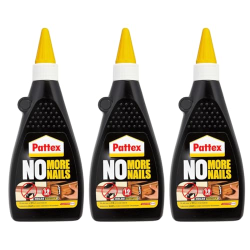 Holzleim, Holzkleber No More Nails Wood - Für alle Arten Holz - Weißleim (3 x 200g) von TMPpro
