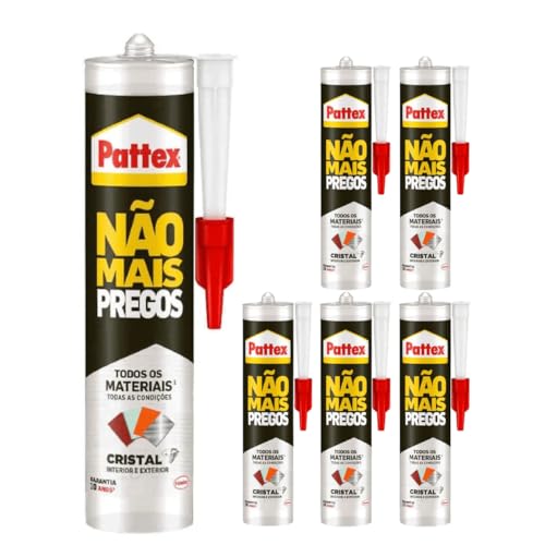 Montagekleber extra stark transparent – Kleben statt Bohren Kristallklar 290g Kartusche | starker Montagekleber für innen & außen | kristallklarer Baukleber ohne Bohren (6 x 290g) von TMPpro