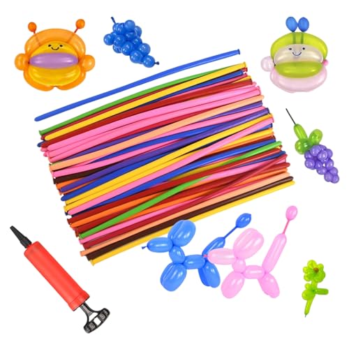 100 pcs Modellier Luftballon,Modelierluftballon Bunt,Lange Luftballon,Magic Luftballons,Diy Magische Ballons,Ausgestattet mit einer Handpumpe,Für Kindergeburtstage,Partys,Hochzeiten,DIY Dekorationen 100 pcs Modellier Luftballon,Modelierluftballon Bunt,Lange Luftballon,Magic Luftballons,Diy Magische Ballons,Ausgestattet mit einer Handpumpe,Für Kindergeburtstage,Partys,Hochzeiten,DIY Dekorationen von TMRBBesty