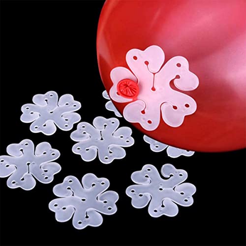 Ballon Blumen Clip Rund Blumen Ballon Clip Luftballon Clips, Ballon Zubehör, Ballon Girlande Blumen-verbinder Für Die Dekoration Der Party, Hochzeit, Geburtstag, 15 Stück von TMRBBesty