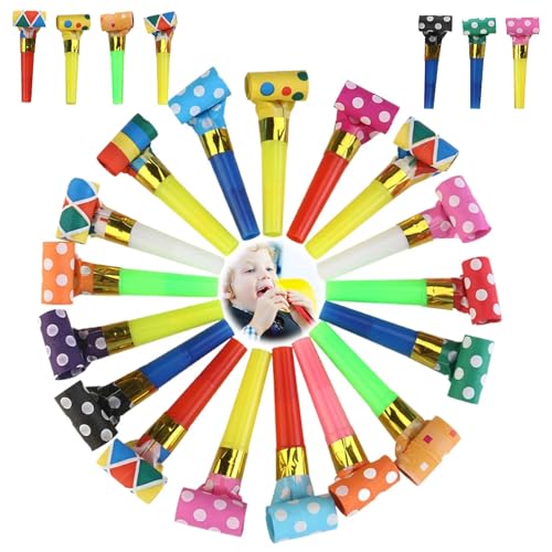 30 pcs Partytröten,Tröten für Kinderspielzeug,Tröten Kindergeburtstag,Tröte Kinder für Partys,Mehrfarbig Party Gebläse,Eine Kinderpfeife für jede Party oder jeden Anlass 30 pcs Partytröten,Tröten für Kinderspielzeug,Tröten Kindergeburtstag,Tröte Kinder für Partys,Mehrfarbig Party Gebläse,Eine Kinderpfeife für jede Party oder jeden Anlass von TMRBBesty