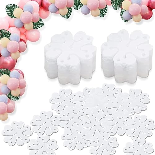Blume Ballon Clips,Rund Blumen Ballon Clip,Pflaumenförmige Ballonclips,Wiederverwendbare ballon binden werkzeuge,Für Babypartys,Hochzeiten,Eventdekorationen,20 PCS von TMRBBesty