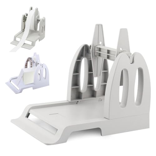 Etikettenhalter Kompatibel mit Munbyn, Phomemo, Rollo, Asprink, Idprt, Polono, Itari Etikettendrucker, 2-In-1 Thermo Etikettenhalter für Rollen Und Endlosetiketten von TMRBBesty