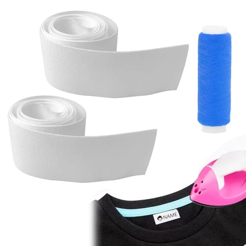 Namensetiketten,Namensetiketten Zum Aufbügeln,Personalisierbare Bügeletiketten,Kleidung Namensetiketten,Kommt mit 1 Rolle Nähgarn,Waschbare Etiketten zum Nähen in Schulen und Haushalten,2 pcs Namensetiketten,Namensetiketten Zum Aufbügeln,Personalisierbare Bügeletiketten,Kleidung Namensetiketten,Kommt mit 1 Rolle Nähgarn,Waschbare Etiketten zum Nähen in Schulen und Haushalten,2 pcs von TMRBBesty