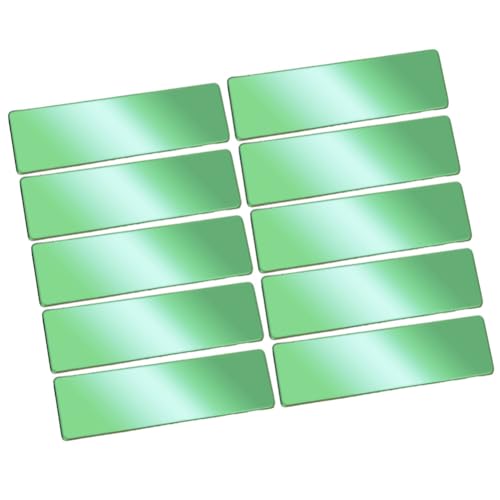 Blanko metallschild 20 Stück Metallschilder edelstahl blanko tags Namensschilder rechteckig namensschild Klingelschilde Türschild Briefkastenschild zum Gravieren Namensschildern Türschildern von TMTGTS