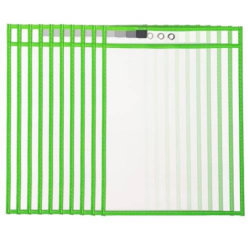Dry Erase Taschen 10 Stück 10 * 13inch Whiteboard Auftragstaschen abwischbare durchsichtige hüllen Pockets InfoRahmen Sichttasche Infotasche Duraframe Blatthalter Dokumententasche Hängemappen Dry Erase Taschen 10 Stück 10 * 13inch Whiteboard Auftragstaschen abwischbare durchsichtige hüllen Pockets InfoRahmen Sichttasche Infotasche Duraframe Blatthalter Dokumententasche Hängemappen von TMTGTS