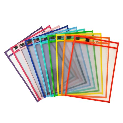Dry Erase Taschen 10 Stück 10 * 13inch Whiteboard Auftragstaschen abwischbare durchsichtige hüllen Pockets InfoRahmen Sichttasche Infotasche Duraframe Blatthalter Dokumententasche Hängemappen Dry Erase Taschen 10 Stück 10 * 13inch Whiteboard Auftragstaschen abwischbare durchsichtige hüllen Pockets InfoRahmen Sichttasche Infotasche Duraframe Blatthalter Dokumententasche Hängemappen von TMTGTS