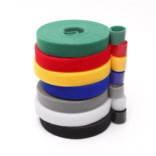 Klettband 10mm*35m beidseitiges Nylon Selbstklebend Flauschband doppelseitiges klettverschluss hakenband Klett Kabelbinder klettbänder Pflanzenbinder für Kabel Organizer Fixieren Bündeln Klettband 10mm*35m beidseitiges Nylon Selbstklebend Flauschband doppelseitiges klettverschluss hakenband Klett Kabelbinder klettbänder Pflanzenbinder für Kabel Organizer Fixieren Bündeln von TMTGTS
