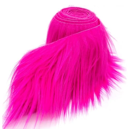 Plüsch Strips 5cm*1.5m Fellimitat Kunstfell Basteln bordüre Furry Faux precut Strips kunstplüsch Plüschstoff Fellstoff Flauschige Fell Band für Weihnachtsbäume Tische Kleidung Zwergplüsch von TMTGTS
