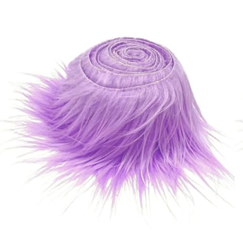 Plüsch Strips 5cm*1.5m Fellimitat Kunstfell Basteln bordüre Furry Faux precut Strips kunstplüsch Plüschstoff Fellstoff Flauschige Fell Band für Weihnachtsbäume Tische Kleidung Zwergplüsch von TMTGTS