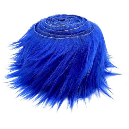 Plüsch Strips 5cm*1.5m Fellimitat Kunstfell Basteln bordüre Furry Faux precut Strips kunstplüsch Plüschstoff Fellstoff Flauschige Fell Band für Weihnachtsbäume Tische Kleidung Zwergplüsch von TMTGTS