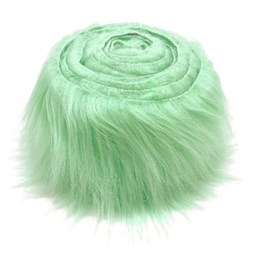 Plüsch Strips 5cm*1.5m Fellimitat Kunstfell Basteln bordüre Furry Faux precut Strips kunstplüsch Plüschstoff Fellstoff Flauschige Fell Band für Weihnachtsbäume Tische Kleidung Zwergplüsch von TMTGTS