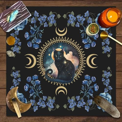 TMTGTS Altartuch Tarotkartentuch 49 * 49cm Tarotkarten Hexereizubehör quadratische Tischdecke Himmlisches Decktuch Altartuch Tarotkarten Tischservietten Hexereizubehör Himmelsdekoratives Altartuch TMTGTS Altartuch Tarotkartentuch 49 * 49cm Tarotkarten Hexereizubehör quadratische Tischdecke Himmlisches Decktuch Altartuch Tarotkarten Tischservietten Hexereizubehör Himmelsdekoratives Altartuch von TMTGTS