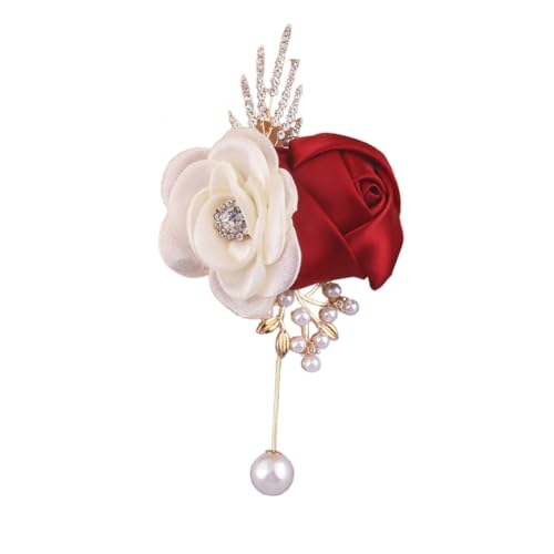 TMTGTS Boutonniere Blumen Anstecker mit kunstprelen Rosen Hochzeitsanstecker Rose Anstecker ansteckblumen für Braut Brautjungfer Bräutigam Trauzeugen Hochzeiten Verlobung Abschlussball Valentinstag TMTGTS Boutonniere Blumen Anstecker mit kunstprelen Rosen Hochzeitsanstecker Rose Anstecker ansteckblumen für Braut Brautjungfer Bräutigam Trauzeugen Hochzeiten Verlobung Abschlussball Valentinstag von TMTGTS