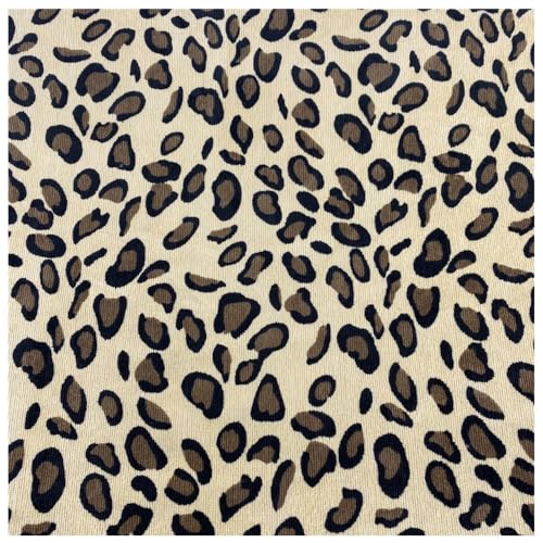 TMTGTS Cord Stoff 150 cm Breit Weiche Haut Freundliche Kord Bedruckt Leopard Rippe bezugsstoff Quiltingstoffe Deko DIY-Näharbeiten Kordsamt Polsterstoff zum Nähen Mantel Hemd Kleid Hosen Kostüm(1#) TMTGTS Cord Stoff 150 cm Breit Weiche Haut Freundliche Kord Bedruckt Leopard Rippe bezugsstoff Quiltingstoffe Deko DIY-Näharbeiten Kordsamt Polsterstoff zum Nähen Mantel Hemd Kleid Hosen Kostüm(1#) von TMTGTS