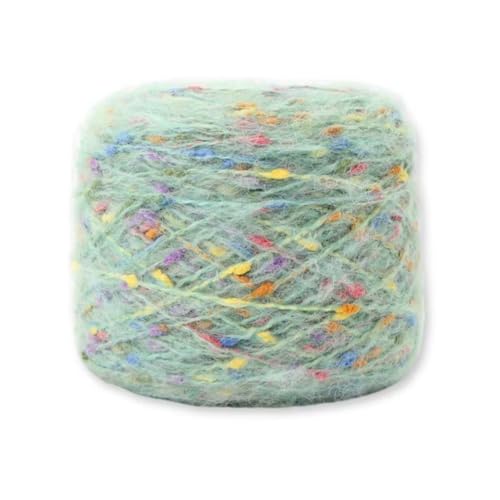 TMTGTS Garn 50g Handstrickgarn mit kleinen bunten knäueln Häkelgarn Strickgarn lace Yarn knäuel Silkhair lang Yarns Silk Wimperngarn Stricken Knäuel für Häkel Kleider Oberteile Schals Mützen von TMTGTS