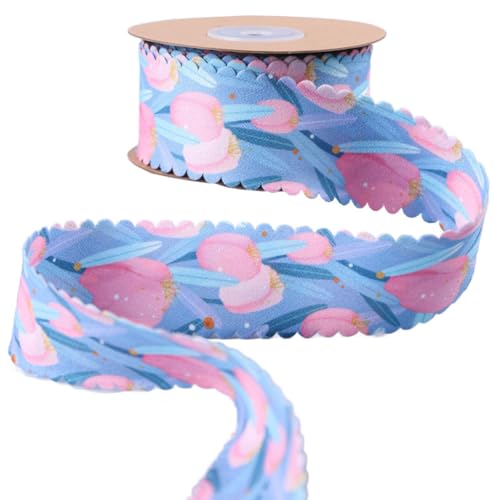TMTGTS Geschenkband 20 Yards bedrucktes Band Doppelseitiger Floraler Schleifenband Dekoband Polyesterband Stoffbänder Geschenkbänder Bastelbänder für Dekoration Scrapbooking Geschenkkörbe Blumen TMTGTS Geschenkband 20 Yards bedrucktes Band Doppelseitiger Floraler Schleifenband Dekoband Polyesterband Stoffbänder Geschenkbänder Bastelbänder für Dekoration Scrapbooking Geschenkkörbe Blumen von TMTGTS