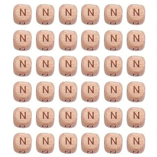 TMTGTS Holzbuchstaben Perlen 56 Stück Holz Buchstabenperlen Alphabetperlen Buchstaben Holzperlen Bastelperlen für DIY Kunsthandwerk Schlüsselanhänger Armbänder Halsketten Beißring Scrabble Spiele TMTGTS Holzbuchstaben Perlen 56 Stück Holz Buchstabenperlen Alphabetperlen Buchstaben Holzperlen Bastelperlen für DIY Kunsthandwerk Schlüsselanhänger Armbänder Halsketten Beißring Scrabble Spiele von TMTGTS