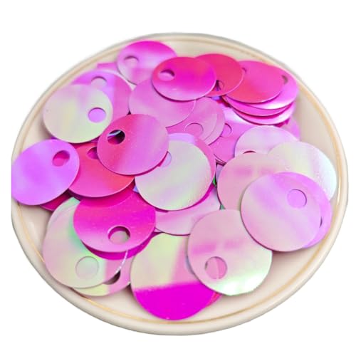 TMTGTS Pailletten 500 Stück 20mm Große Bastelpailletten Paillettes mit Loch für DIY Bastelprojekte Halsketten Ohrringe Kleider Kostüme Schuhe Kleidung Accessoires Heimtextilien Schmuckhandwerk von TMTGTS