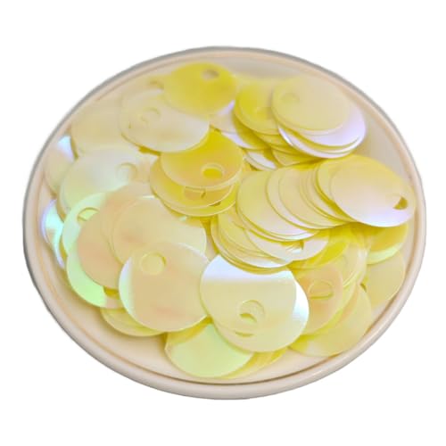 TMTGTS Pailletten 500 Stück 20mm Große Bastelpailletten Paillettes mit Loch für DIY Bastelprojekte Halsketten Ohrringe Kleider Kostüme Schuhe Kleidung Accessoires Heimtextilien Schmuckhandwerk von TMTGTS