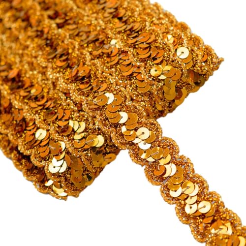 TMTGTS Paillettenband 2cm*30Yards Pailletten bordüre Glitzer Band Glitzerband Ribbon Paillette Trim Glitzerborte Dekoband Zierband Paillettenbesatz für Bastelprojekt Haarspangen Kleidung Weihnachten von TMTGTS