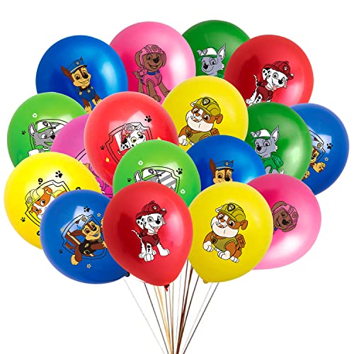 Paw Dog Patrol Luftballons（30Stück),100% Reiner Naturlatex, Das Bevorzugte Material ist Sicher und Ungiftig, Geeignet für Themenparty-Dekoration, Geburtstagsfeier, Abschlussfeier oder Weihnachten von TMXKDSJ