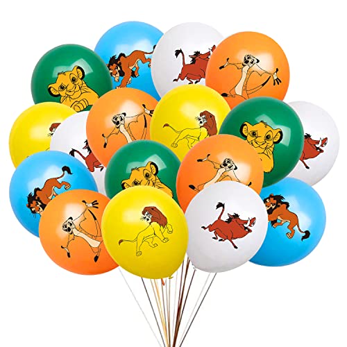 The Lion King Luftballons（30Stück),100% Reiner Naturlatex, Das Bevorzugte Material ist Sicher und Ungiftig, Geeignet für Themenparty-Dekoration, Geburtstagsfeier, Abschlussfeier oder Weihnachten von TMXKDSJ