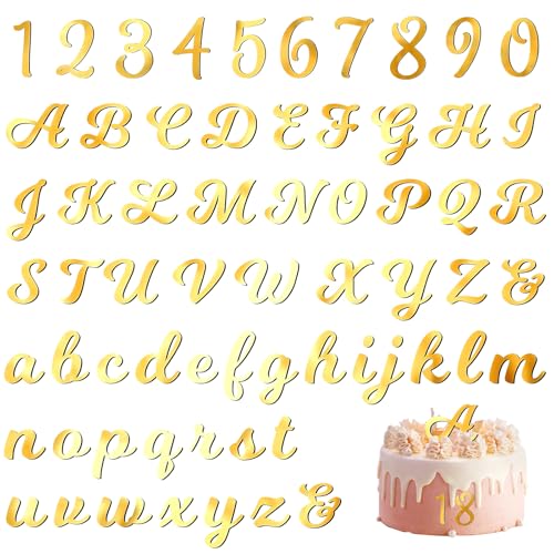 TMZELOA 64 Stück Gold Acryl Buchstaben und Zahlen Tortendeko – Kuchen Deko Tortenaufsatz Set A-Z Großbuchstaben Kleinbuchstaben und 0-9 Zahlen für Torte Geburtstag Hochzeit Jubiläum Feier Party TMZELOA 64 Stück Gold Acryl Buchstaben und Zahlen Tortendeko – Kuchen Deko Tortenaufsatz Set A-Z Großbuchstaben Kleinbuchstaben und 0-9 Zahlen für Torte Geburtstag Hochzeit Jubiläum Feier Party von TMZELOA