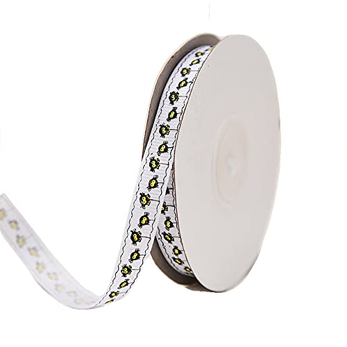 Band. Geschenkband, 22,7 m, 1,0 cm breit, Halloween-Thema, Hexe, Halloween(G) von TNBCCXN