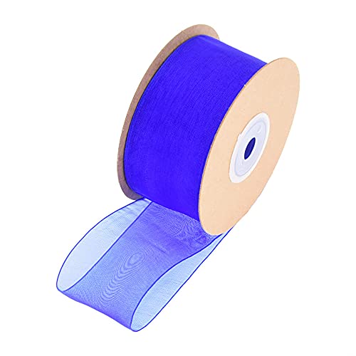 Band. Transparentes Chiffonband, Organza-Satin, transparentes Weihnachtsband mit Draht, for Verpacken(O,25mm(25yard)) von TNBCCXN