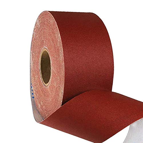 Schleifbänder Schleifpapierrolle, Länge 45 Meter, Breite 11,5 cm, wasserfest, Schmirgelleinenrolle(100 Grits) von TNBCCXN