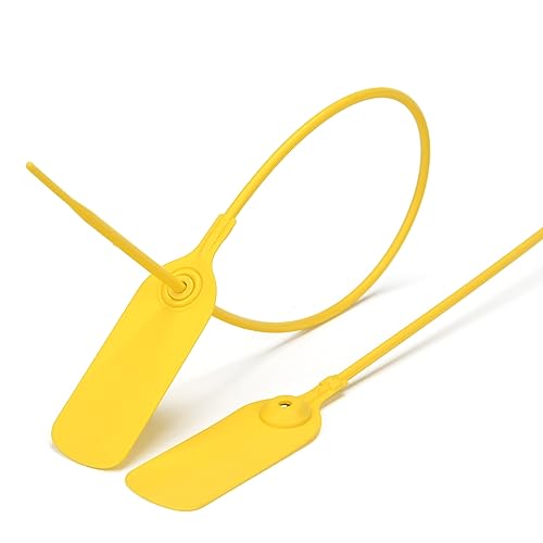 Siegel, nummerierte Schilder Lange Kunststoffsiegel Pull-Tite Manipulationssichere Siegel Nummerierte Sicherheitsetiketten (50 cm)(500 PCS) von TNBCCXN