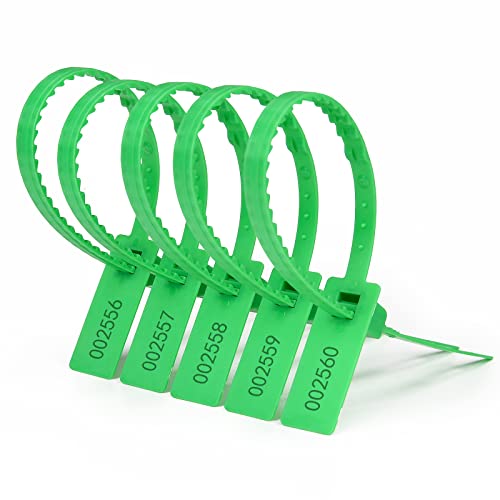 Siegel, nummerierte Schilder Sicherheitssiegel Selbstsichernde manipulationssichere Versandsiegel Nummerierte Sicherheitsetiketten(Green,1000 PCS) von TNBCCXN