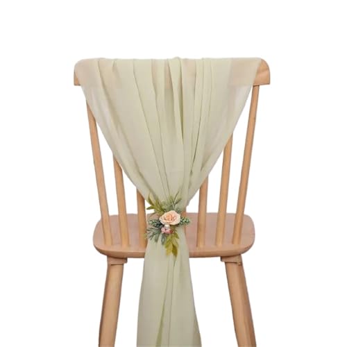 TNBCCXN Stuhl Schärpen, Stuhl Bands 12 Stück, 17 x 275 cm, Dekorationen for Brautpartys, Bankette, Veranstaltungen for Hochzeiten, Geburtstage(Color 2) von TNBCCXN