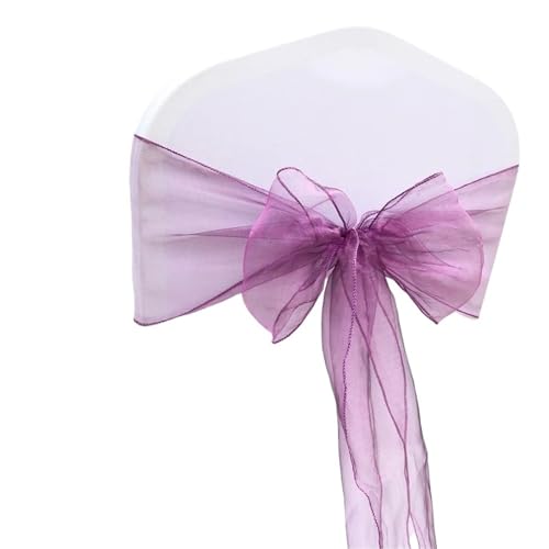 TNBCCXN Stuhl Schärpen, Stuhl Bands Bänder Schleife for Cover Bankett Hochzeit Party Event for Hochzeiten, Geburtstage(Color 13) von TNBCCXN
