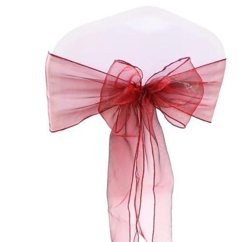 TNBCCXN Stuhl Schärpen, Stuhl Bands Bänder Schleife for Cover Bankett Hochzeit Party Event for Hochzeiten, Geburtstage(Color 7) von TNBCCXN