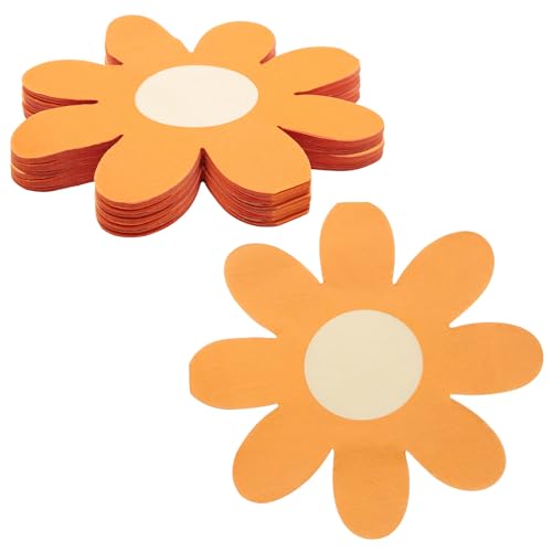 TNSLAND 40 Stück Servietten Gänseblümchen Servietten Blumen Bunt Servietten Sommer Party, Servietten Blumenform, Napkins Gänseblümchen deko Servietten Sommerfest Geschirr Party Dekoration (Orange) TNSLAND 40 Stück Servietten Gänseblümchen Servietten Blumen Bunt Servietten Sommer Party, Servietten Blumenform, Napkins Gänseblümchen deko Servietten Sommerfest Geschirr Party Dekoration (Orange) von TNSLAND