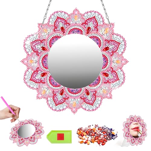 TNSLAND Diamond Painting Spiegel, Schminkspiegel Bastelset Kinder, Diamond Painting Kinder Mandala Kosmetikspiegel, Spiegel Kinder, Mädchen Geschenke 5 6 7 8 9 10 11 12 Jahre für DIY Handmade Anhänger TNSLAND Diamond Painting Spiegel, Schminkspiegel Bastelset Kinder, Diamond Painting Kinder Mandala Kosmetikspiegel, Spiegel Kinder, Mädchen Geschenke 5 6 7 8 9 10 11 12 Jahre für DIY Handmade Anhänger von TNSLAND