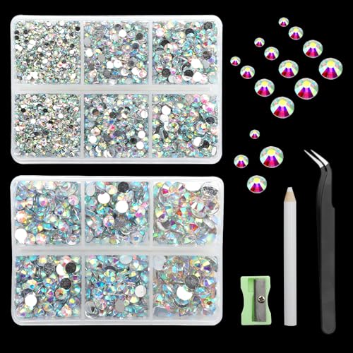 TNSLAND Hotfix Strasssteine, Glitzersteine Gesicht Strasssteine Nägel, Strasssteine für Textilien, Glitzersteine zum Basteln, Rhinestones Glitzersteine für Textilien Nägel Make-Up Schmuckherstellung TNSLAND Hotfix Strasssteine, Glitzersteine Gesicht Strasssteine Nägel, Strasssteine für Textilien, Glitzersteine zum Basteln, Rhinestones Glitzersteine für Textilien Nägel Make-Up Schmuckherstellung von TNSLAND