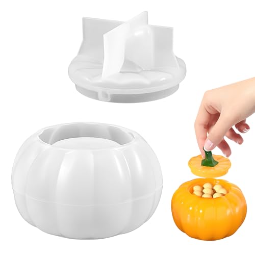 TNSLAND Kürbis Giessformen Silikon, Pumpkin Silikonform Kerzenhalter, 3D Halloween Silikon Gießformen Silikonform Herbst für DIY-Organisator, Herbstdekorationen, Halloween Thanksgiving-Geschenke TNSLAND Kürbis Giessformen Silikon, Pumpkin Silikonform Kerzenhalter, 3D Halloween Silikon Gießformen Silikonform Herbst für DIY-Organisator, Herbstdekorationen, Halloween Thanksgiving-Geschenke von TNSLAND