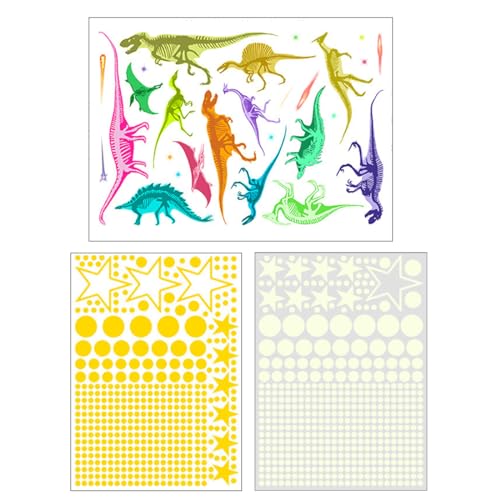 TNSRAY Leuchtende Dinosaurier Wandsticker, Selbstklebend Dinosaurier Wandtattoo Kinderzimmer für Glühen im Dunkeln Aufkleber, Wandaufkleber Dinosaurier Glühen im Dunkeln Aufkleber Dino Wandsticker TNSRAY Leuchtende Dinosaurier Wandsticker, Selbstklebend Dinosaurier Wandtattoo Kinderzimmer für Glühen im Dunkeln Aufkleber, Wandaufkleber Dinosaurier Glühen im Dunkeln Aufkleber Dino Wandsticker von TNSRAY