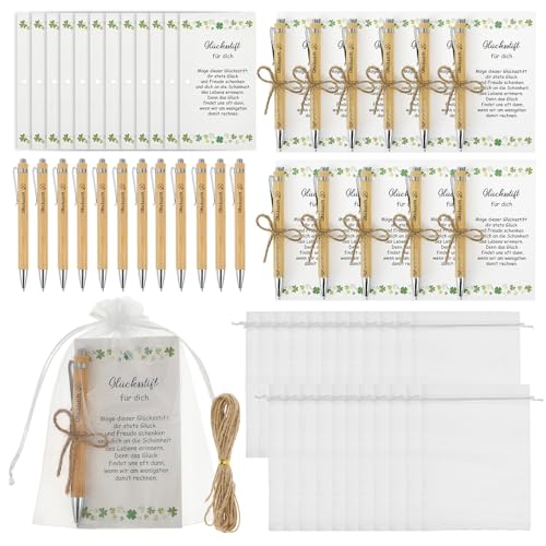 24 Sets Glücksstift Kugelschreiber Geschenke für Kollegen,Baby-Dusche Gastgeschenke S mit 24 Taufe QZitat Bamboo Stifte,Dankeskarten zur Kreuztauf für Hochzeit Partei Baby-Dusche Favors Geschenk 24 Sets Glücksstift Kugelschreiber Geschenke für Kollegen,Baby-Dusche Gastgeschenke S mit 24 Taufe QZitat Bamboo Stifte,Dankeskarten zur Kreuztauf für Hochzeit Partei Baby-Dusche Favors Geschenk von TNTGMG