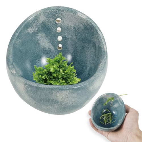 Stripper-Schale,Handmade Resin Herb Peeling Bowl mit verschiedenen runden Löchern Größen,10×8,5×6,5 cm,Effiziente Herb Peeling Cup,Küche Blatt Stripping Tools für Mahlzeit Vorbereitung(Blau) von TNTGMG