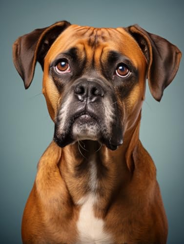 TNXEV 5D Diamond Art Painting by Number Kits Boxer Dog Diamond Round Full Drill Crystal Cross Stitch for Home Decor 30 * 40CM TNXEV 5D Diamond Art Painting by Number Kits Boxer Dog Diamond Round Full Drill Crystal Cross Stitch for Home Decor 30 * 40CM von TNXEV