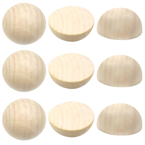 TOAOB 10 Stück 50mm Halbrunde Holzperlen Halbkugelförmig Natürliche Lose Perlen Cabochon für Gemälde DIY Schmuck Herstellung TOAOB 10 Stück 50mm Halbrunde Holzperlen Halbkugelförmig Natürliche Lose Perlen Cabochon für Gemälde DIY Schmuck Herstellung von TOAOB THE ONE AND ONLY BABY