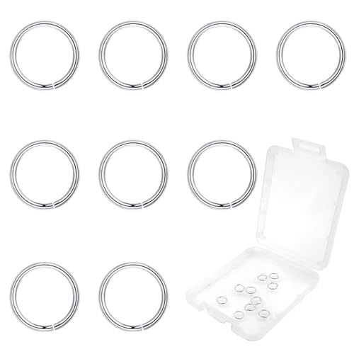 TOAOB 10 Stück 925 Sterling Silver Jump Ringe Spaltringe Silber 5 mm Kettenringe Biegeringe mit Ring Öffner für Halsketten Armband DIY Schmuckherstellung TOAOB 10 Stück 925 Sterling Silver Jump Ringe Spaltringe Silber 5 mm Kettenringe Biegeringe mit Ring Öffner für Halsketten Armband DIY Schmuckherstellung von TOAOB THE ONE AND ONLY BABY