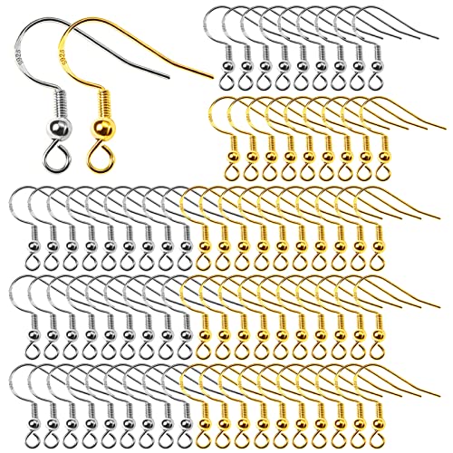 TOAOB 100 Stück Gold und Silber Ohrring Haken Ohrhänger Ohrhaken 925 Silber Ohrring Haken Hypoallergene Ohrhaken Ohrringe Zubehör mit Perlen und Spule DIY Ohrhänger Schmuckherstellung TOAOB 100 Stück Gold und Silber Ohrring Haken Ohrhänger Ohrhaken 925 Silber Ohrring Haken Hypoallergene Ohrhaken Ohrringe Zubehör mit Perlen und Spule DIY Ohrhänger Schmuckherstellung von TOAOB THE ONE AND ONLY BABY