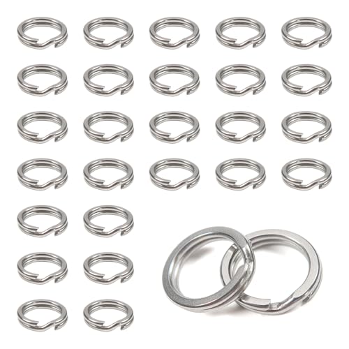 TOAOB 100 Stück Spaltringe Klein 8 mm Edelstahl Doppelte Split Ringe Schlüsselringe Flachdraht Sprengring für Schmuck Halsketten Armbänder Ohrringe Schlüssel Basteln TOAOB 100 Stück Spaltringe Klein 8 mm Edelstahl Doppelte Split Ringe Schlüsselringe Flachdraht Sprengring für Schmuck Halsketten Armbänder Ohrringe Schlüssel Basteln von TOAOB THE ONE AND ONLY BABY
