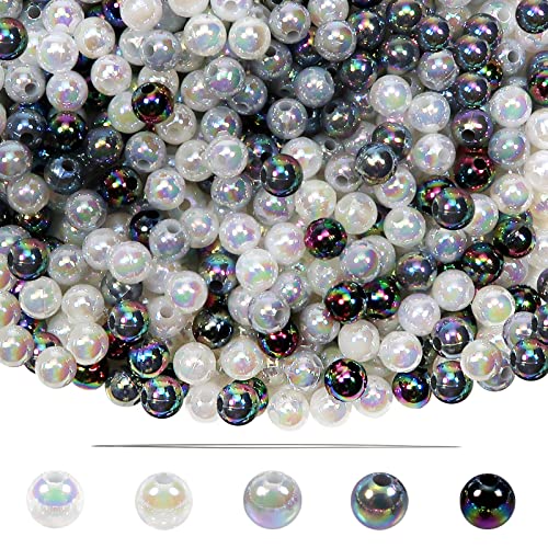 TOAOB 1000 Stück Bastelperlen Grau 6 mm Acrylperlen mit Loch Runde Perlen zum Auffädeln für DIY Schmuckherstellung Armbänder Halsketten Kleidung Basteln TOAOB 1000 Stück Bastelperlen Grau 6 mm Acrylperlen mit Loch Runde Perlen zum Auffädeln für DIY Schmuckherstellung Armbänder Halsketten Kleidung Basteln von TOAOB THE ONE AND ONLY BABY
